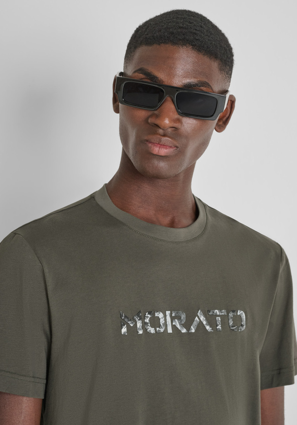 T-SHIRT REGULAR FIT IN JERSEY DI COTONE CON STAMPA LOGO - Antony Morato Online Shop