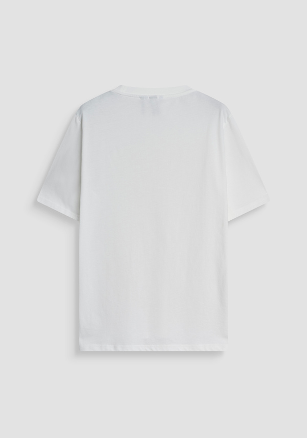 T-SHIRT RELAXED IN JERSEY DI COTONE CON PICCOLO LOGO RICAMATO - Antony Morato Online Shop