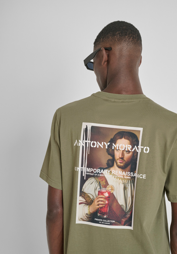 T-SHIRT RELAXED AUS BAUMWOLL-JERSEY MIT ARTS-DRUCK - Antony Morato Online Shop