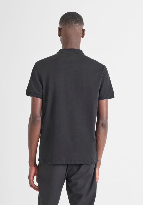 REGULAR FIT-POLOSHIRT AUS BAUMWOLLJERSEY MIT KLEINEM LOGO-PATCH - Antony Morato Online Shop