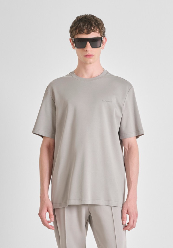 RELAXED FIT SILKY-TOUCH COTTON T-SHIRT - Antony Morato Online Shop