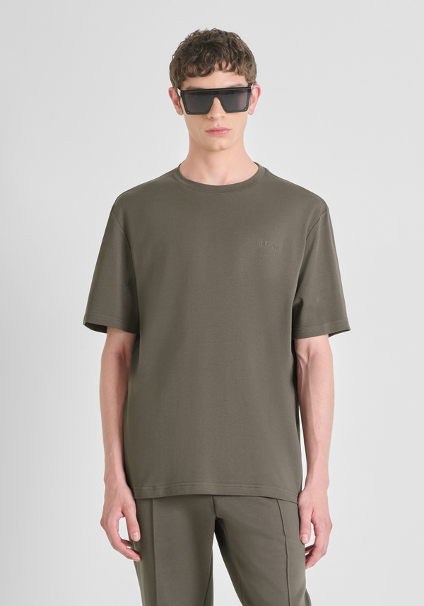 RELAXED FIT SILKY-TOUCH COTTON T-SHIRT - Antony Morato Online Shop