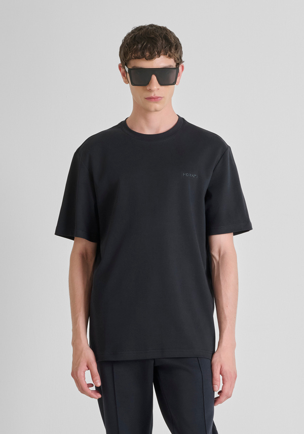 RELAXED FIT SILKY-TOUCH COTTON T-SHIRT - Antony Morato Online Shop