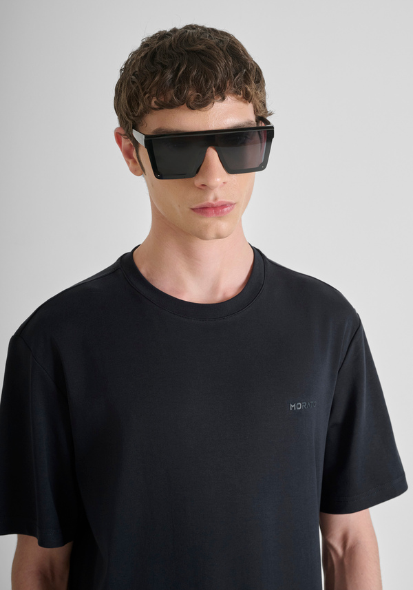 RELAXED FIT SILKY-TOUCH COTTON T-SHIRT - Antony Morato Online Shop