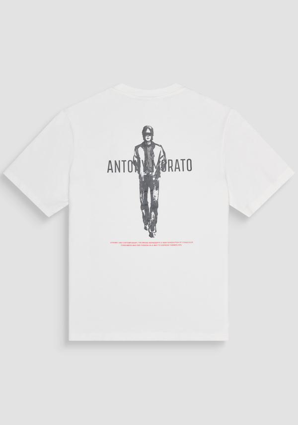 COTTON BOXY T-SHIRT RED TAG - Antony Morato Online Shop