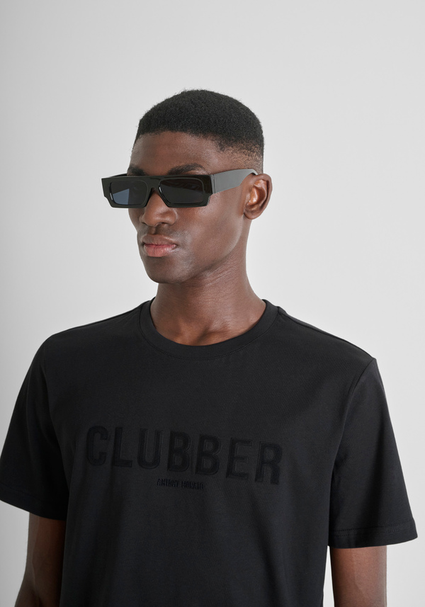 REGULAR FIT COTTON JERSEY T-SHIRT CLUBBER COLLECTION - Antony Morato Online Shop