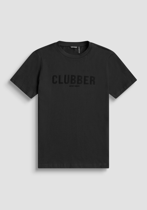 REGULAR FIT COTTON JERSEY T-SHIRT CLUBBER COLLECTION - Antony Morato Online Shop