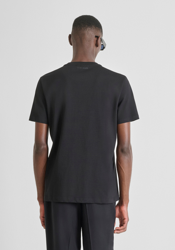 T-SHIRT REGULAR FIT EN JERSEY DE COTON COLLECTION CLUBBER - Antony Morato Online Shop