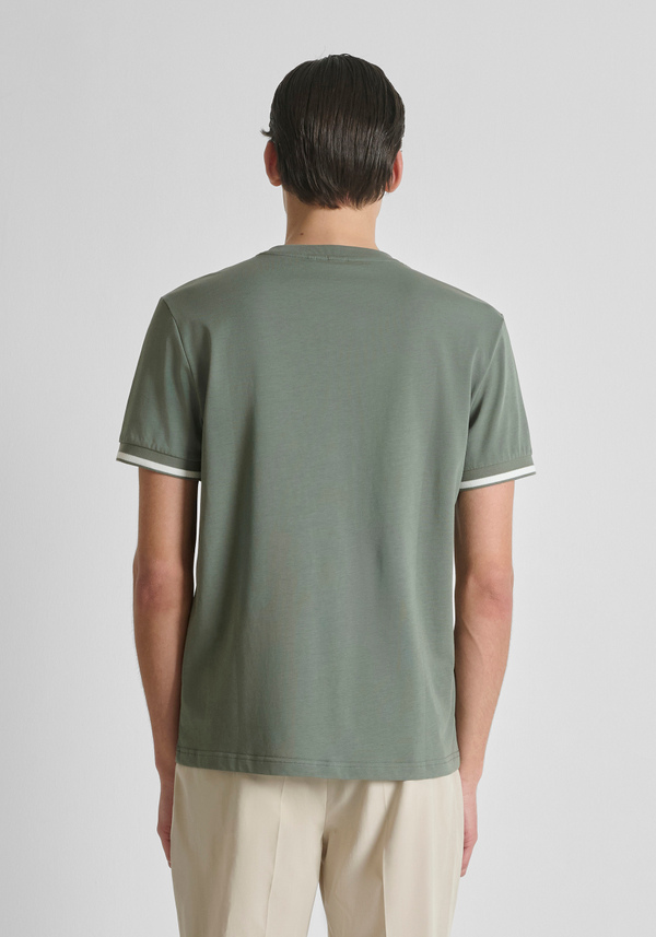 CAMISETA REGULAR FIT DE PUNTO DE ALGODÓN CON LOGOTIPO BORDADO | Antony ...