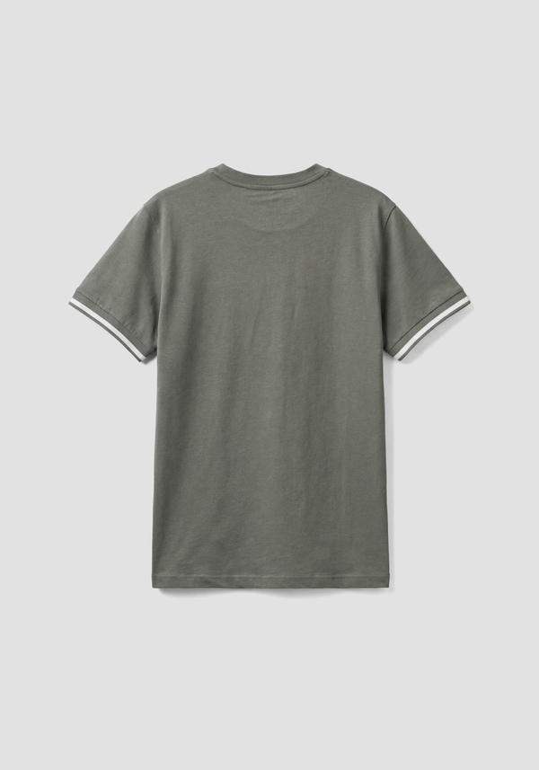 CAMISETA REGULAR FIT DE PUNTO DE ALGODÓN CON LOGOTIPO BORDADO | Antony ...
