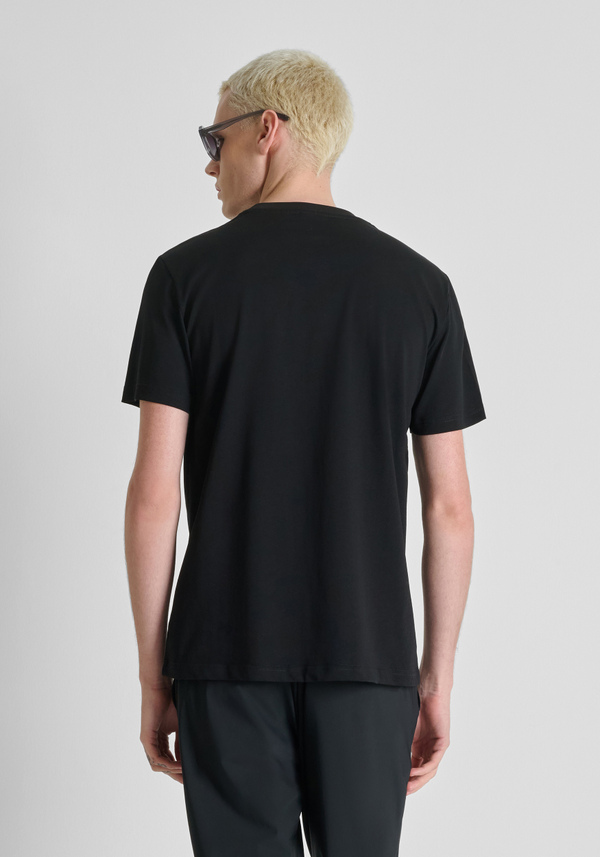 CAMISETA REGULAR FIT DE MEZCLA DE ALGODÓN INTERLOCK | Antony Morato