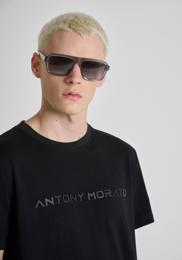 CAMISETA REGULAR FIT DE MEZCLA DE ALGODÓN INTERLOCK | Antony Morato