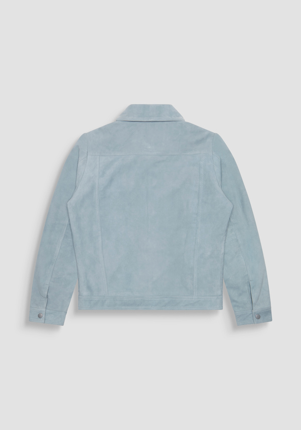 SLIM FIT SUEDE JACKET - Antony Morato Online Shop