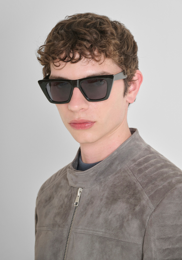 SLIM FIT REAL SUEDE JACKET - Antony Morato Online Shop