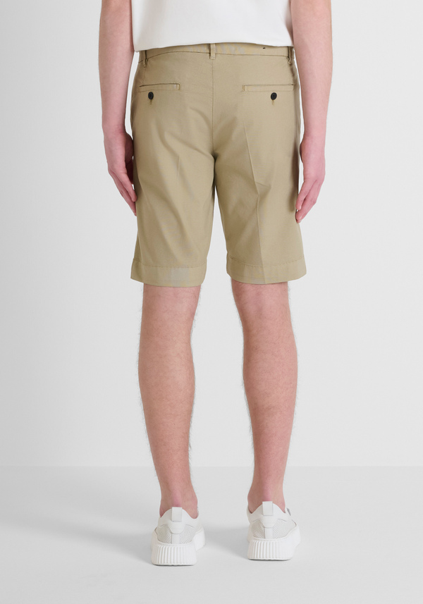 SHORTS SKINNY FIT "BRYAN" IN COTONE ELASTICO CON MICRO PATTERN - Antony Morato Online Shop