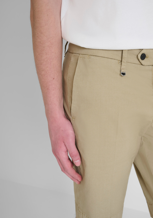 SHORTS SKINNY FIT "BRYAN" IN COTONE ELASTICO CON MICRO PATTERN - Antony Morato Online Shop