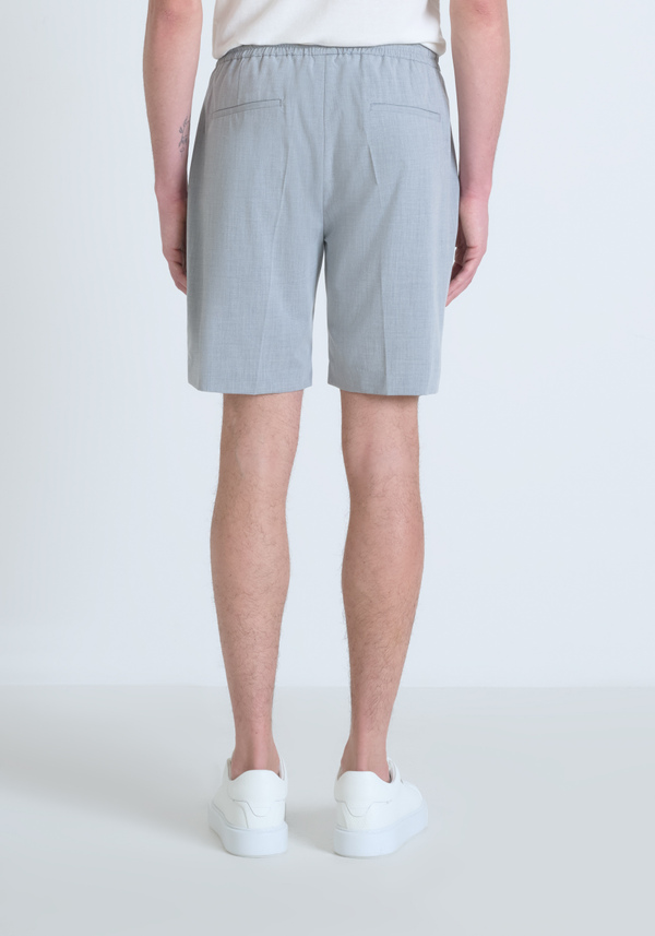 REGULAR FIT ‘NEIL’ SHORTS IN VISCOSE BLEND FABRIC - Antony Morato Online Shop