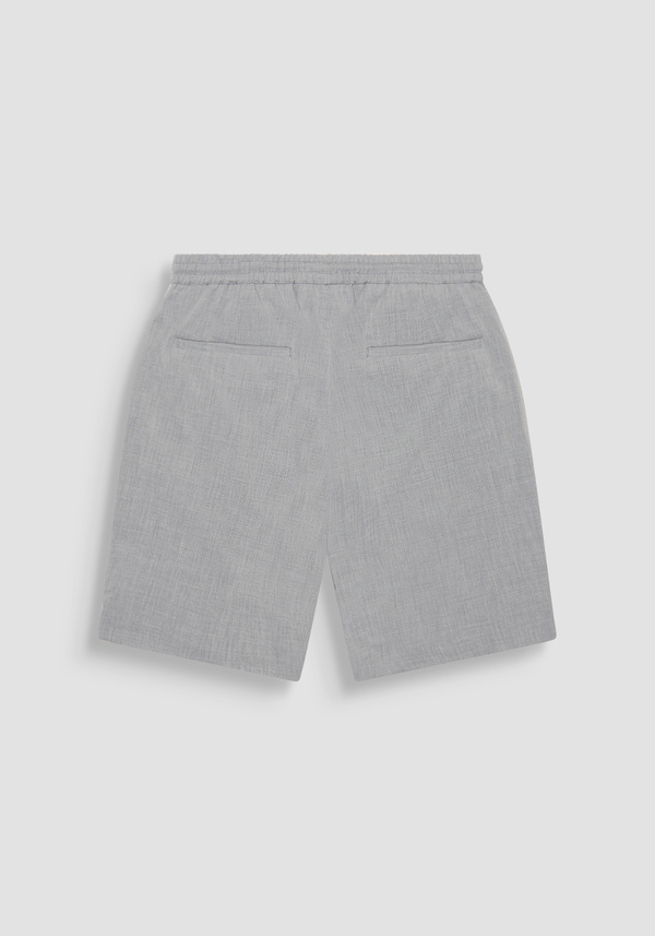 REGULAR FIT ‘NEIL’ SHORTS IN VISCOSE BLEND FABRIC - Antony Morato Online Shop