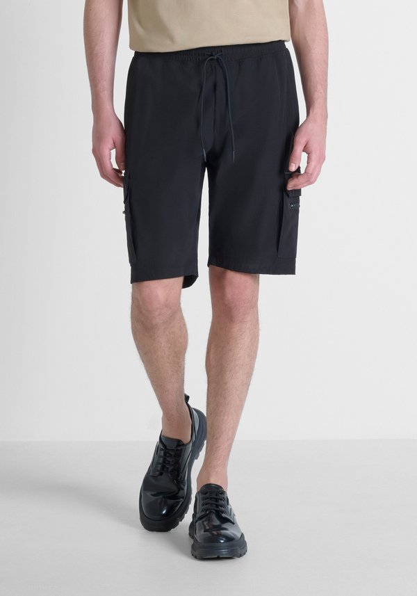 "VINCENT" REGULAR FIT STRETCH FABRIC SHORTS - Antony Morato Online Shop