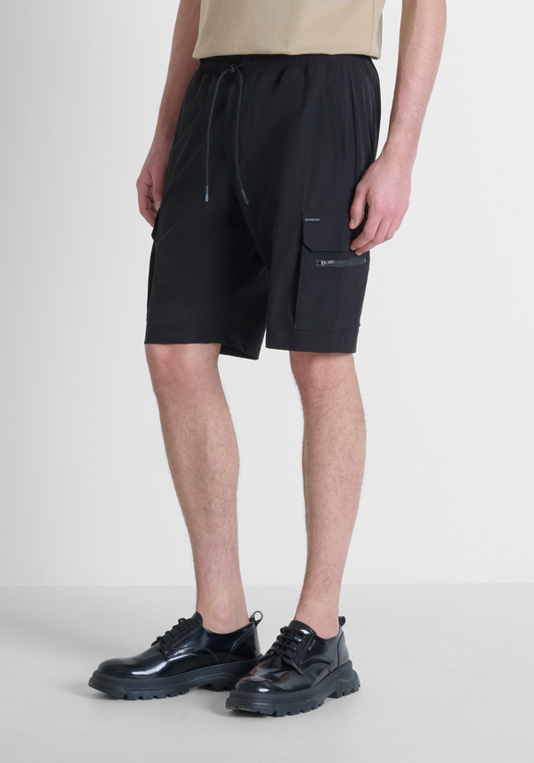 "VINCENT" REGULAR FIT STRETCH FABRIC SHORTS - Antony Morato Online Shop
