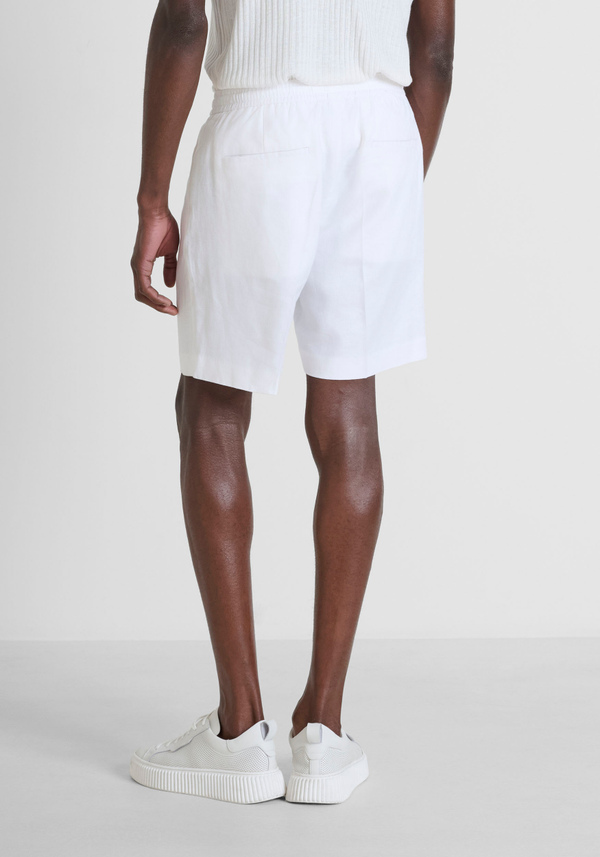 SUPER SHORTS REGULAR FIT "NEIL" IN MISTO LINO - Antony Morato Online Shop