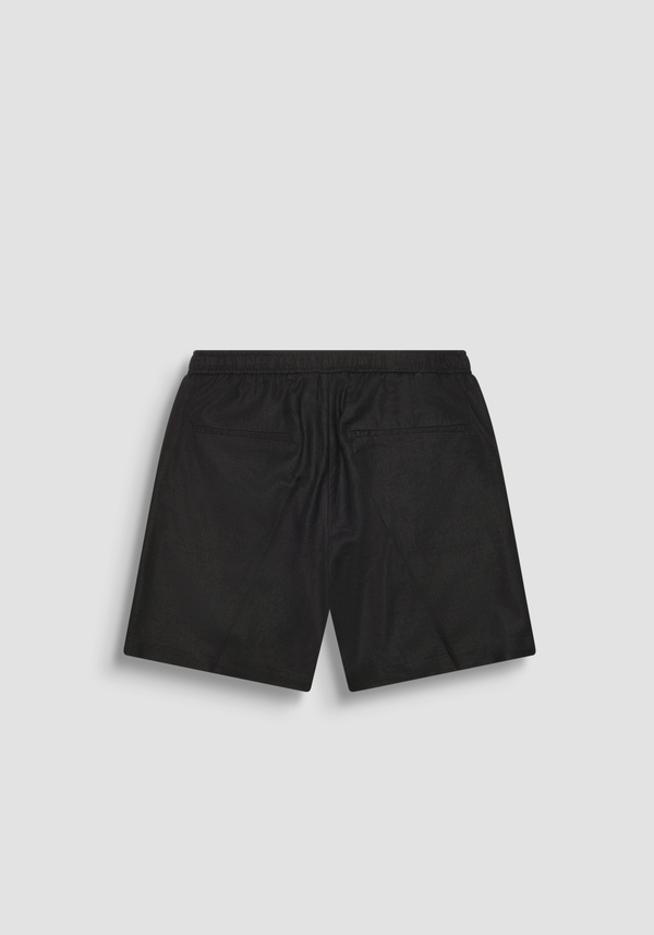 "NEIL" REGULAR FIT SHORT IN LINEN VISCOSE BLEND - Antony Morato Online Shop