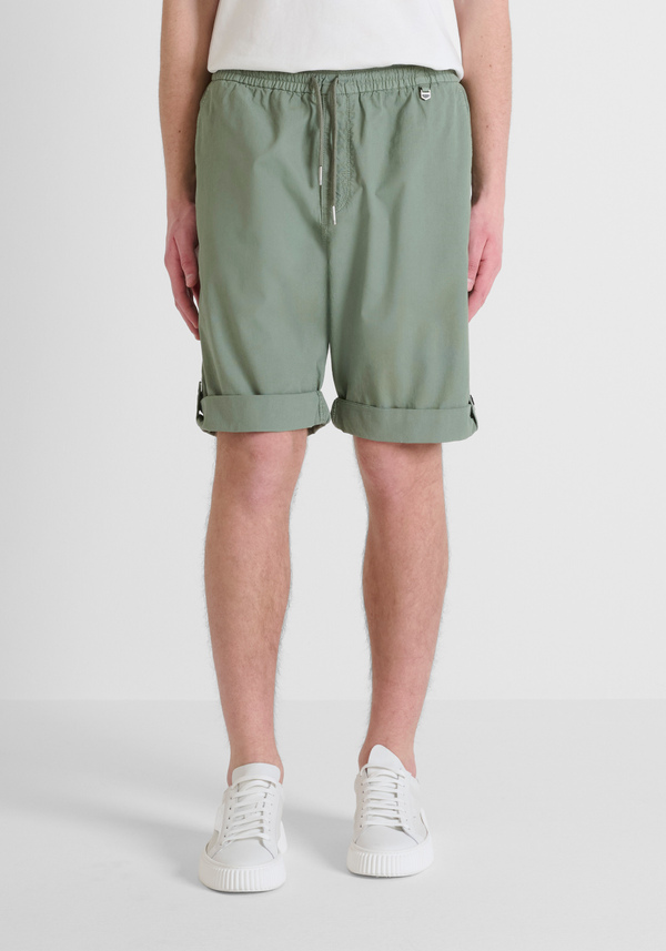 SHORT REGULAR FIT «JESS» DE ALGODÓN ELÁSTICO TEÑIDO EN PRENDA - Antony Morato Online Shop