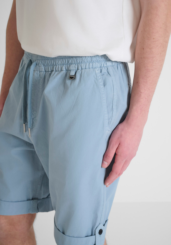SHORTS REGULAR FIT "JESS" IN MISTO COTONE ELASTICO EFFETTO DYE - Antony Morato Online Shop