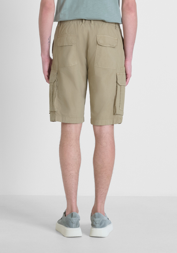 SHORTS REGULAR FIT "NOAH" IN POPELINE DI COTONE ELASTICO - Antony Morato Online Shop