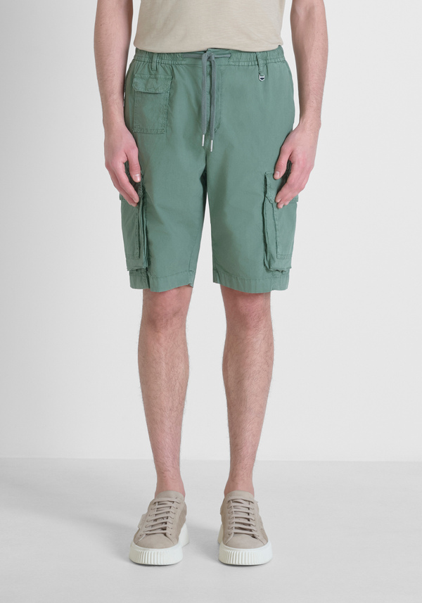 SHORT REGULAR FIT «NOAH» INSTRETCH POPELINE ALGODÓN - Antony Morato Online Shop