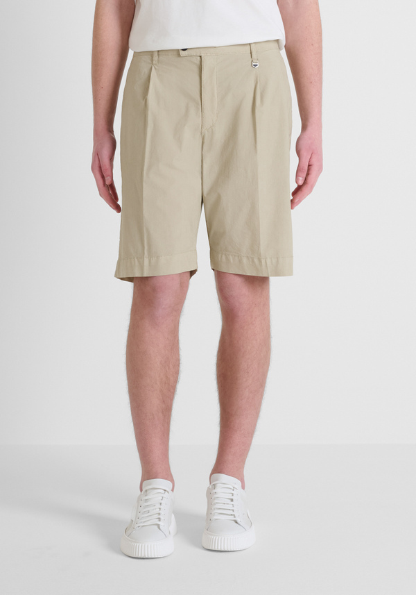 SHORT REGULAR FIT «NOAH» INSTRETCH POPELINE ALGODÓN - Antony Morato Online Shop