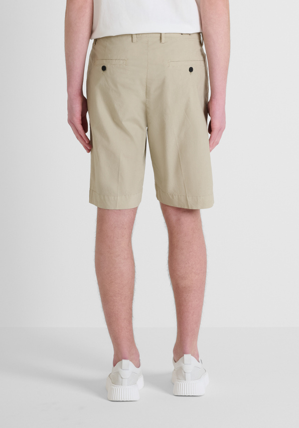 SHORT REGULAR FIT «NOAH» INSTRETCH POPELINE ALGODÓN - Antony Morato Online Shop