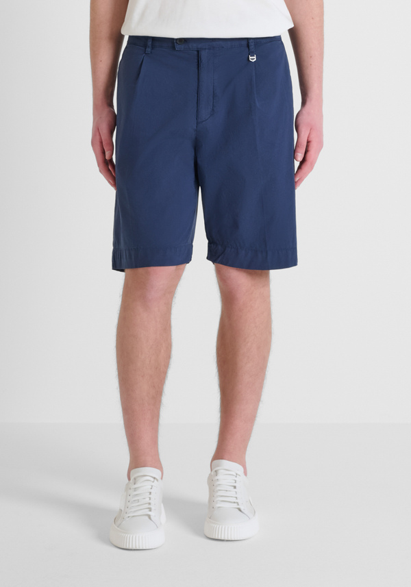 SHORT REGULAR FIT «NOAH» INSTRETCH POPELINE ALGODÓN - Antony Morato Online Shop
