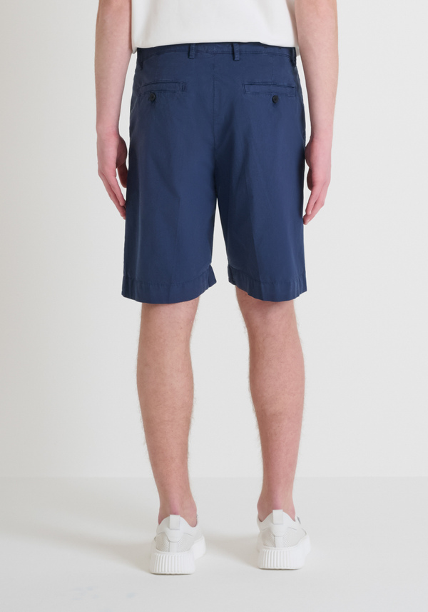 SHORT REGULAR FIT «NOAH» INSTRETCH POPELINE ALGODÓN - Antony Morato Online Shop