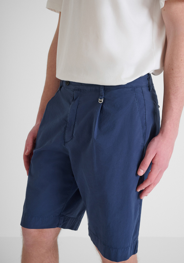 SHORT REGULAR FIT «NOAH» INSTRETCH POPELINE ALGODÓN - Antony Morato Online Shop