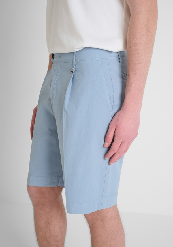 SHORT REGULAR FIT «NOAH» INSTRETCH POPELINE ALGODÓN - Antony Morato Online Shop
