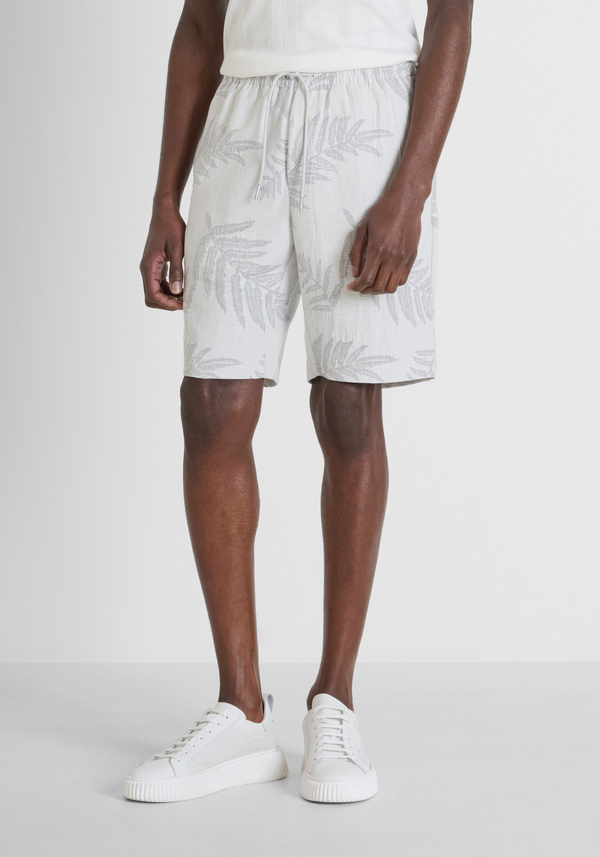 SHORT REGULAR FIT DE ALGODÓN JACQUARD - Antony Morato Online Shop