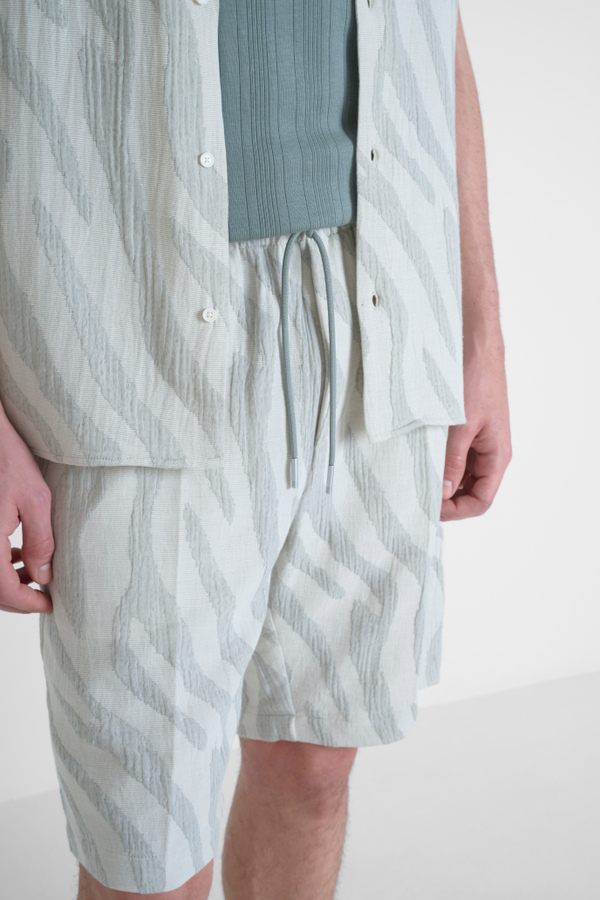 SHORT REGULAR FIT EN COTON JACQUARD - Antony Morato Online Shop