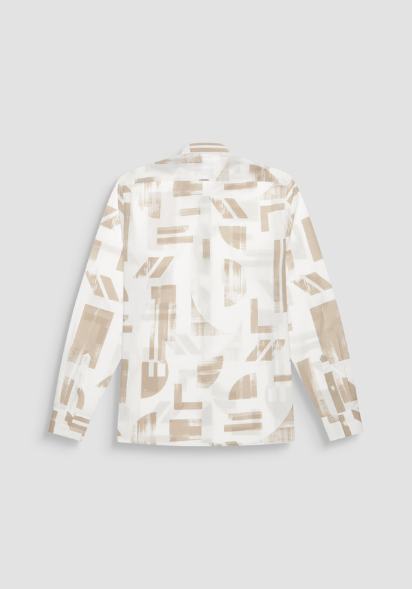 HEMD REGULAR STRAIGHT FIT „BARCELONA“ AUS BEDRUCKTEM BAUMWOLL-MISCHGEWEBE - Antony Morato Online Shop
