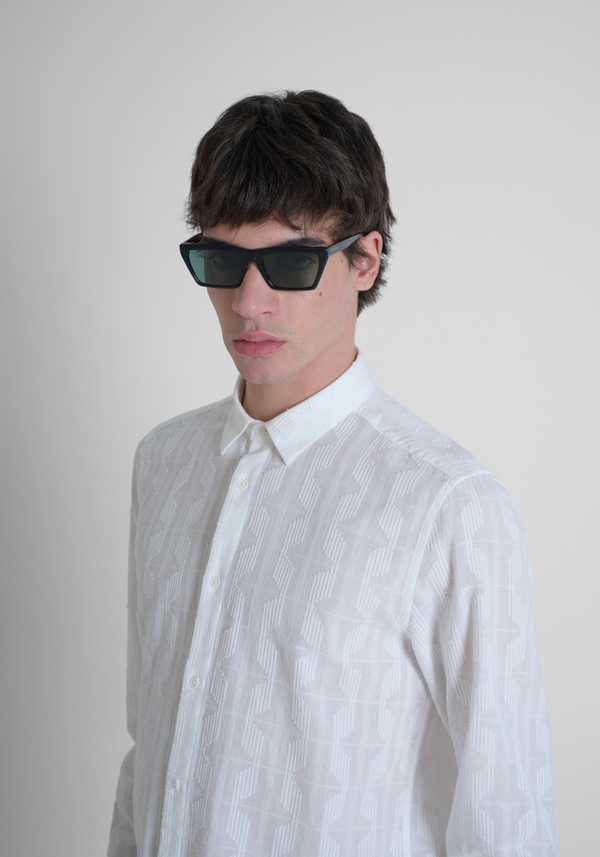 CAMICIA REGULAR STRAIGHT FIT "BARCELLONA" IN COTONE STAMPATO - Antony Morato Online Shop