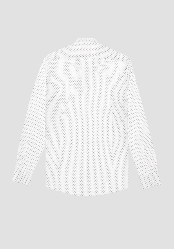 CAMICIA SLIM FIT “NAPOLI” IN COTONE MANO MORBIDA CON MICRO STAMPA ALL OVER - Antony Morato Online Shop