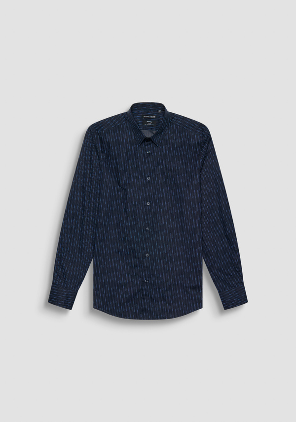CAMICIA SLIM FIT “NAPOLI” IN COTONE CON FANTASIA ALL-OVER - Antony Morato Online Shop