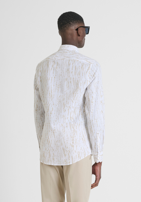 CAMICIA SLIM FIT "NAPOLI" IN MISTO COTONE E LINO TOCCO MORBIDO - Antony Morato Online Shop