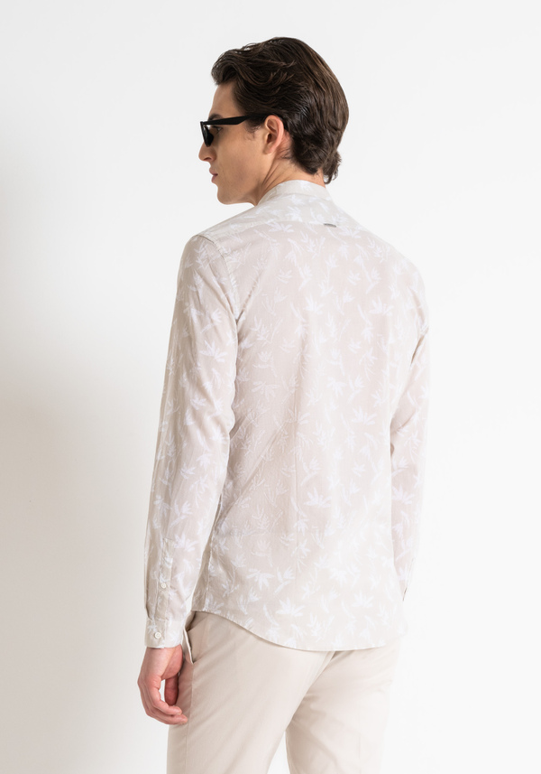"SEOUL" SLIM FIT SHIRT IN SOFT TOUCH PRINTED COTTON - Antony Morato Online Shop