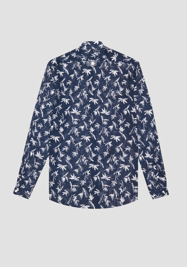 PRINTED SOFT TOUCH COTTON SLIM FIT "SEOUL" SHIRT - Antony Morato Online Shop