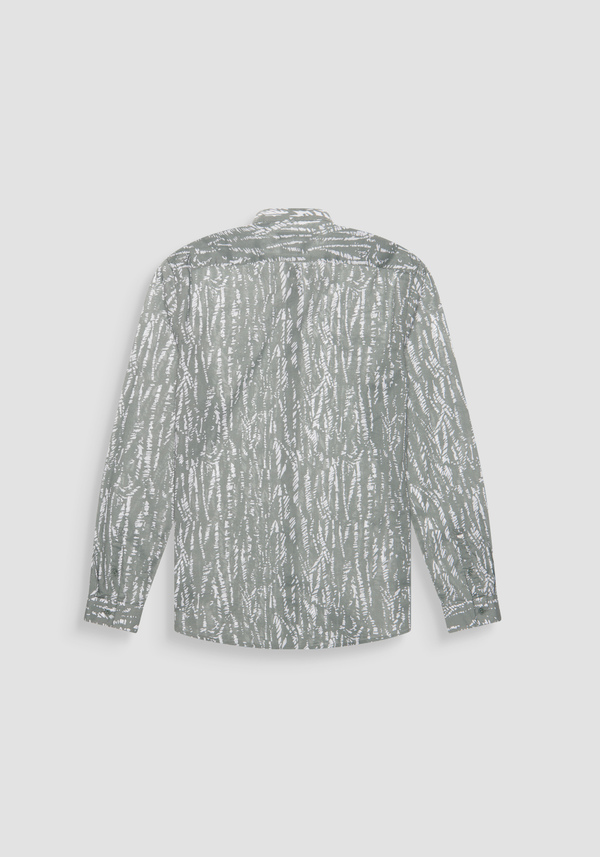 CAMISA SLIM FIT «SEOUL» EN TEJIDO DE ALGODÓN ESTAMPADO - Antony Morato Online Shop