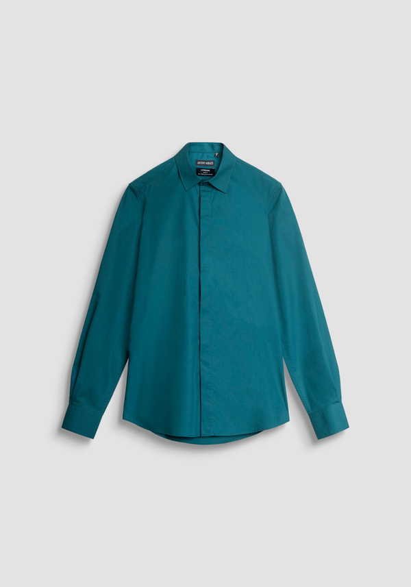 SLIM FIT "LONDON" SHIRT IN EASY IRON FABRIC - Antony Morato Online Shop