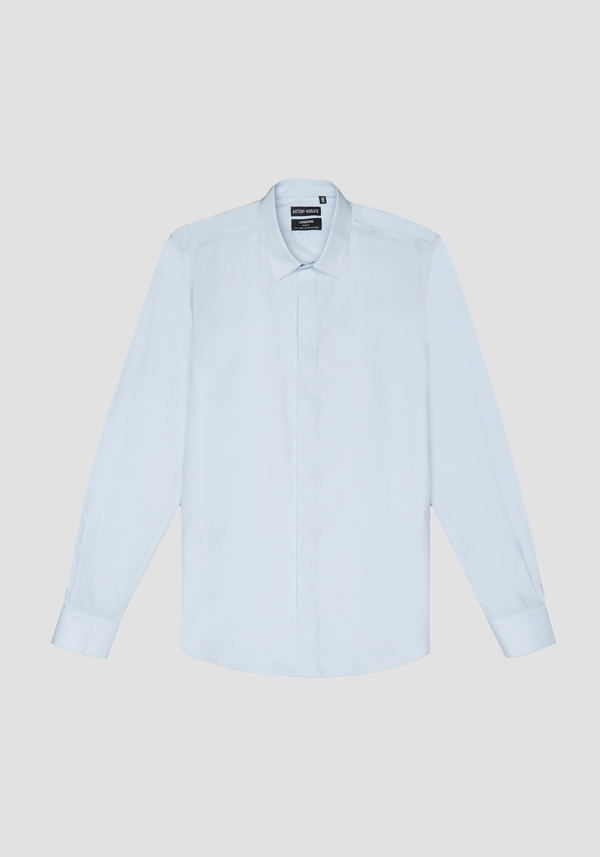"LONDON" SOFT TOUCH COTTON SLIM FIT SHIRT - Antony Morato Online Shop