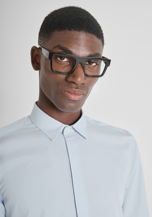 CAMICIA SLIM FIT "LONDON" IN COTONE TOCCO MORBIDO EASY IRON - Antony Morato Online Shop