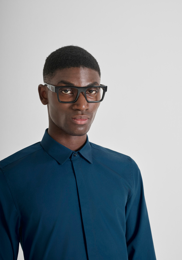 SLIM FIT "LONDON" SHIRT IN EASY IRON FABRIC - Antony Morato Online Shop